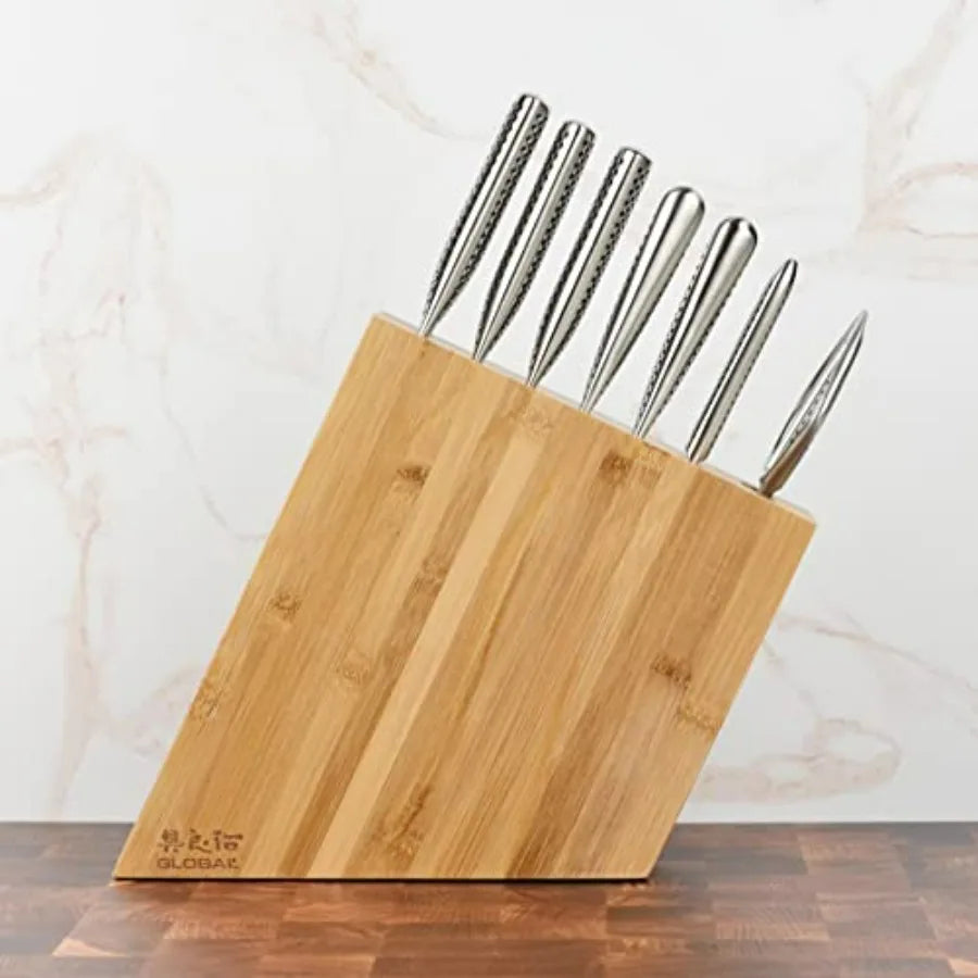 8 Piece Knife Set With Bamboo Block