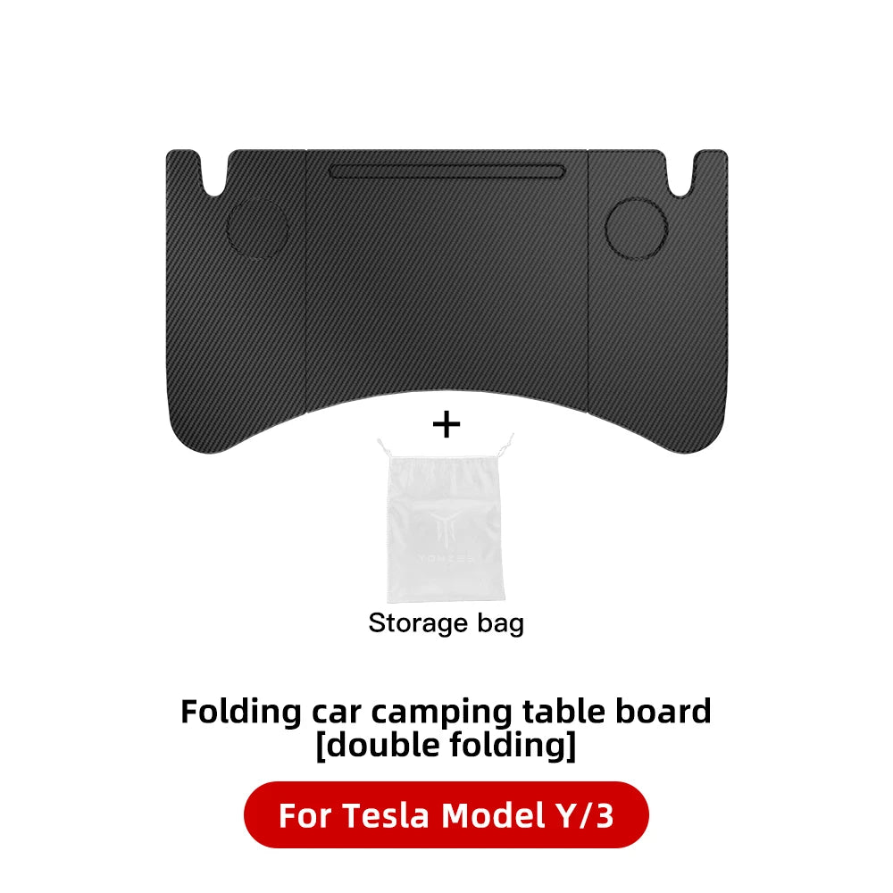 YZ Tesla Steering Wheel Laptop Tray Desk For Model 3