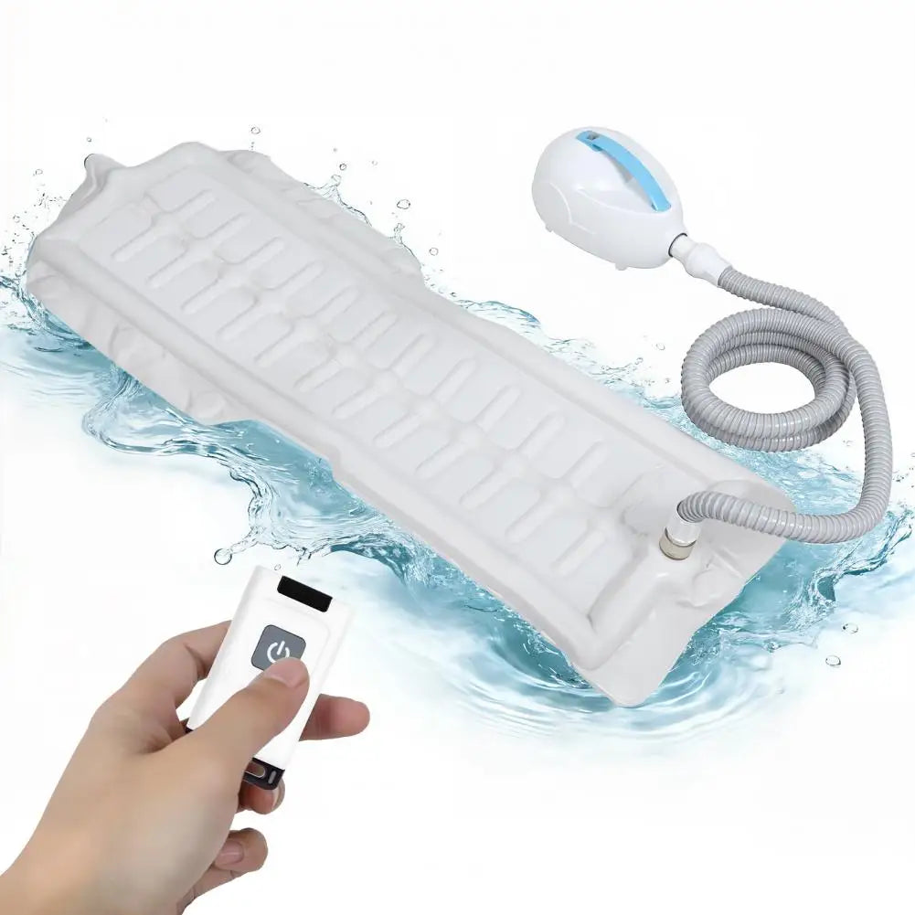 Non-Slip Bubble Bath Mat With Suction Cups And Remote Control