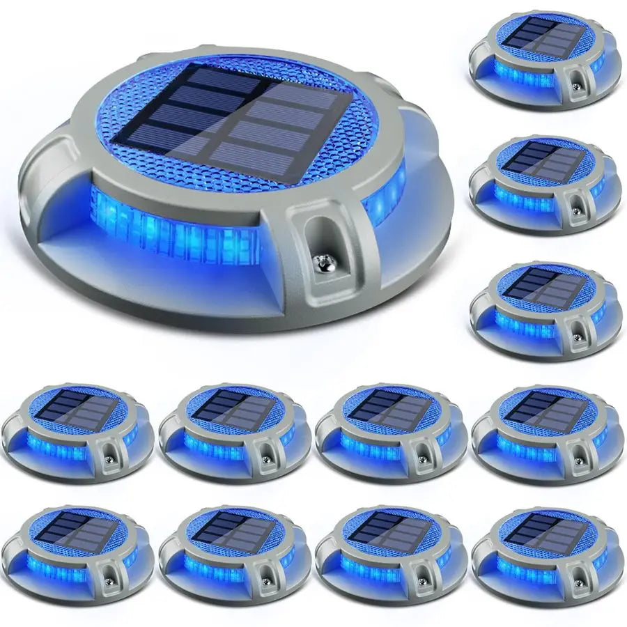 Solar Driveway Lights With LEDs For Pathway Markers