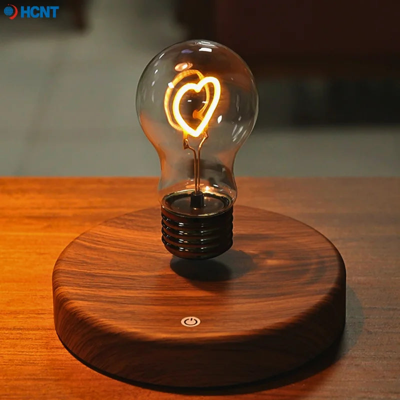 HCNT Levitating Bulb Lamp Magnetic Floating Desk Night Light