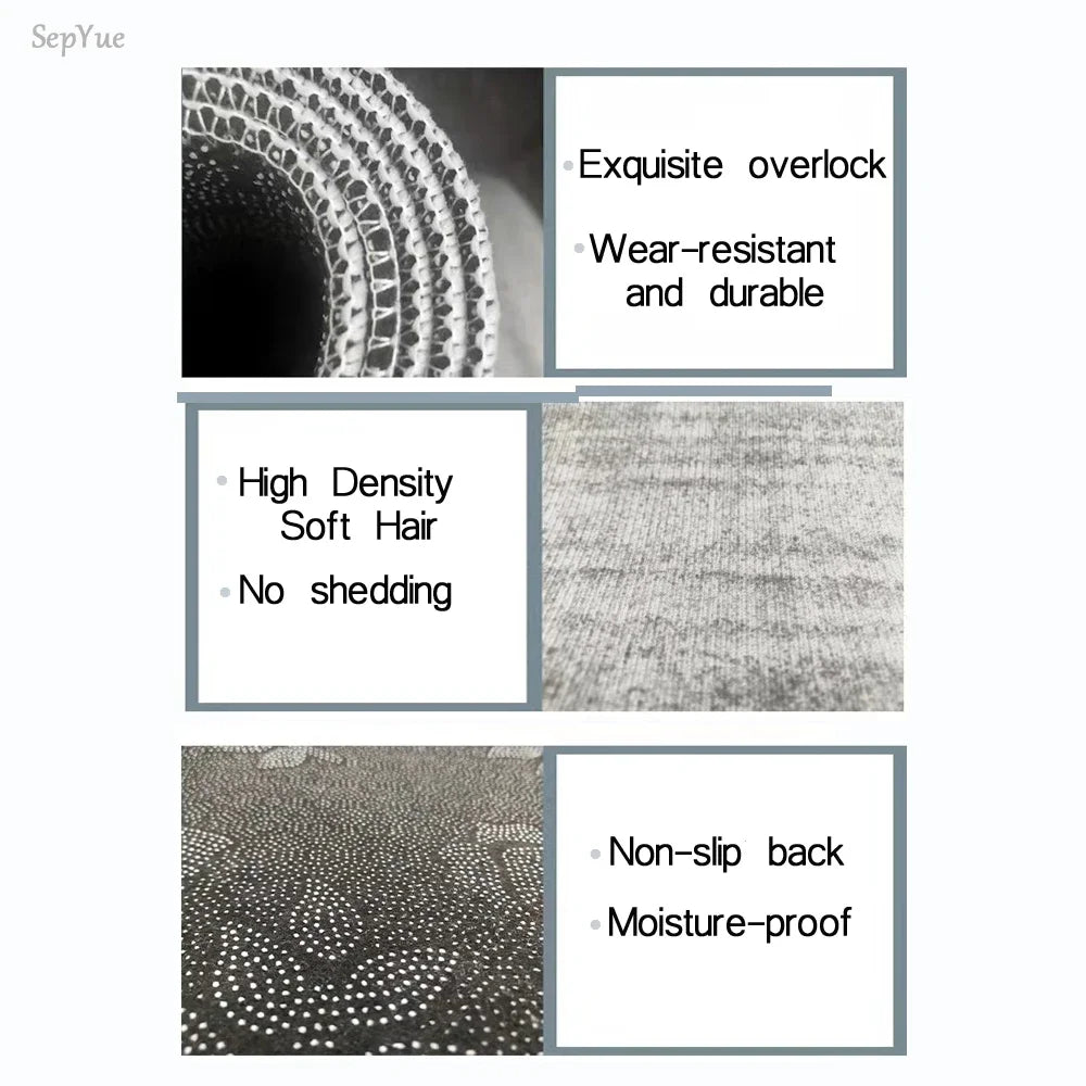 Anti Slip Kitchen Mat Soft Washable Area Rug For Bathroom