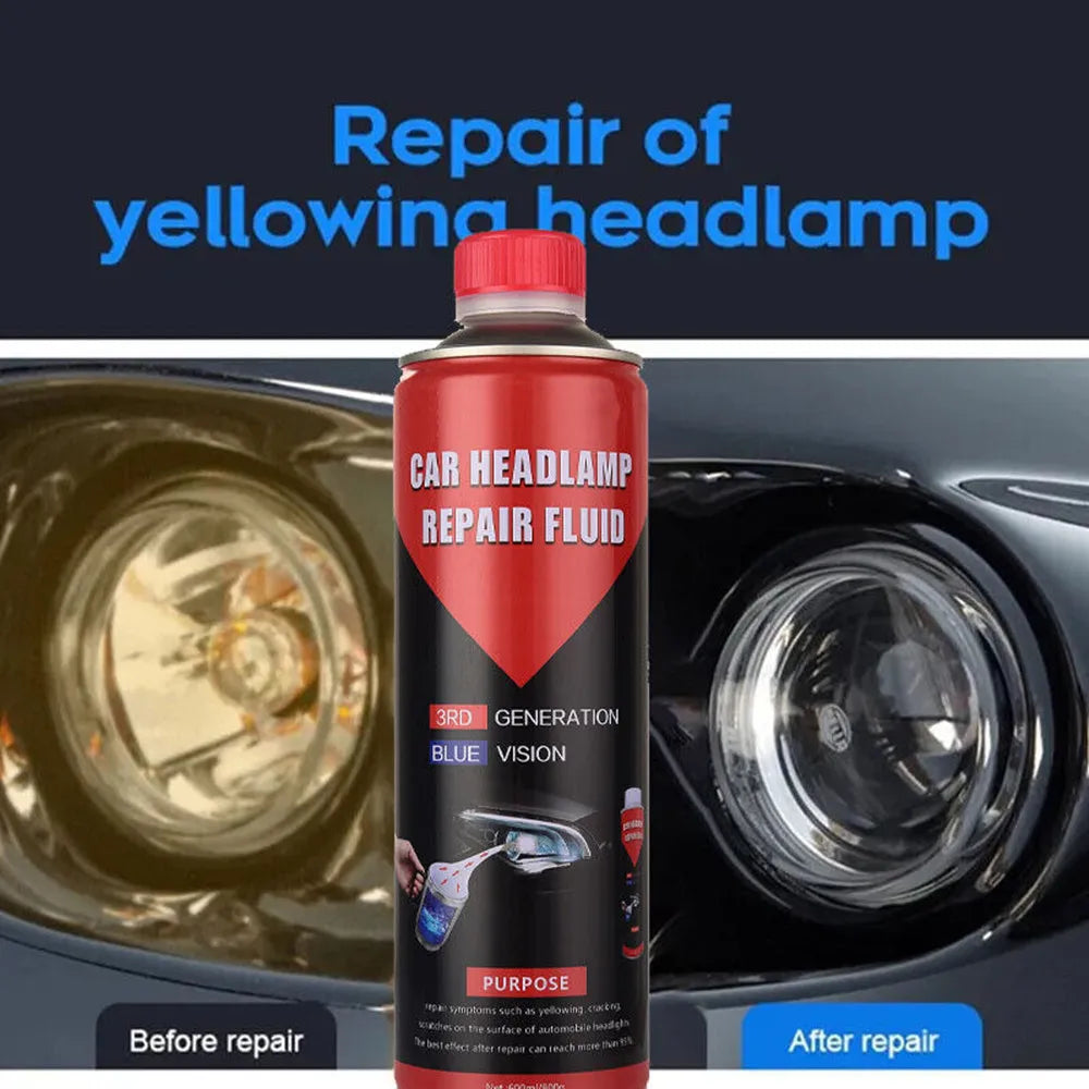 Headlight Restoration Kit Liquid Polymer Polish Fluid
