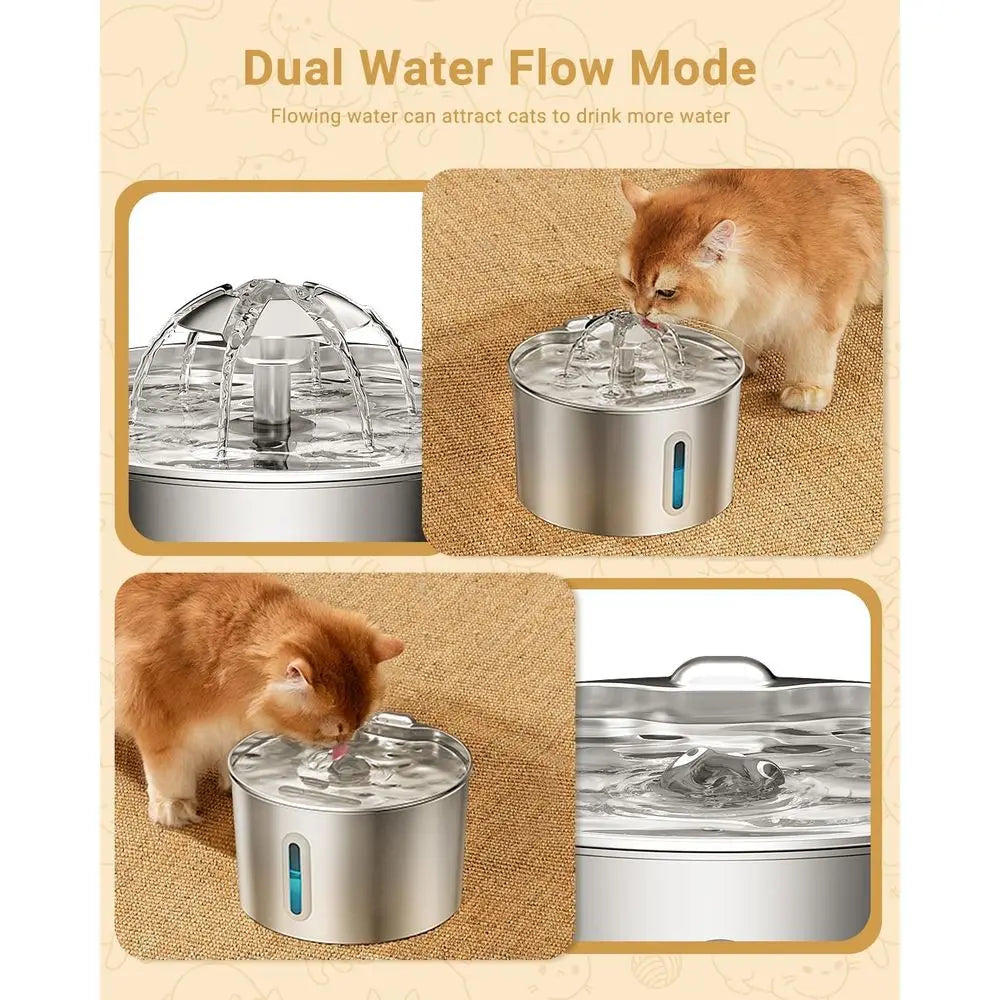 Automatic Pet Water Dispenser Bowl With Filters