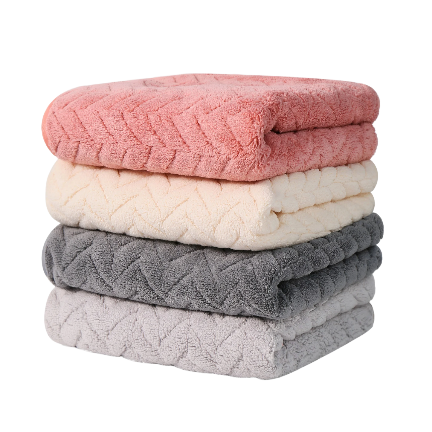 Luxury Microfiber Towel Set Quick Dry Highly Absorbent For Bathroom