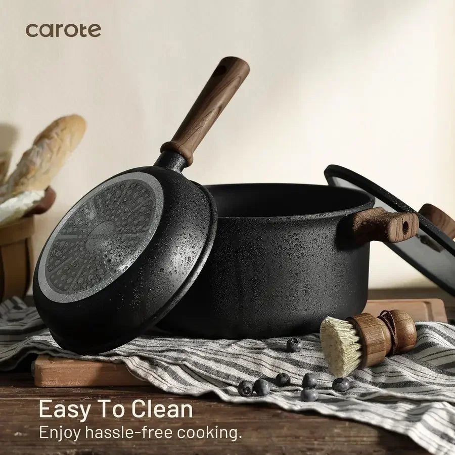 Titanium Nonstick Cookware Set For Induction Cooking