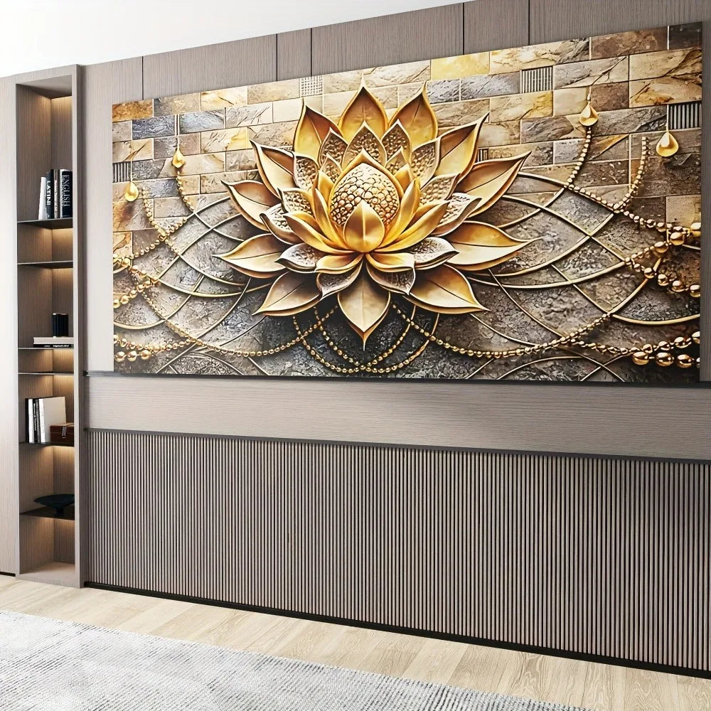 Modern Abstract Floral Canvas Art for Interiors Home Decor Wall