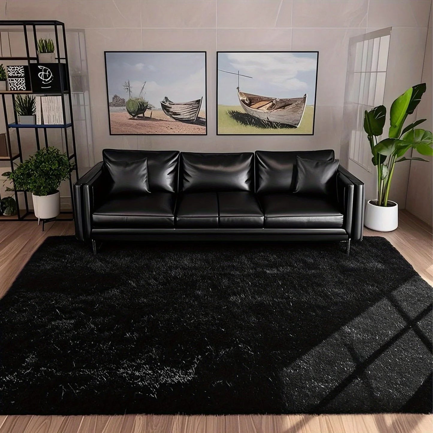 Aubusson Plush Area Rug for Living Room and Bedroom