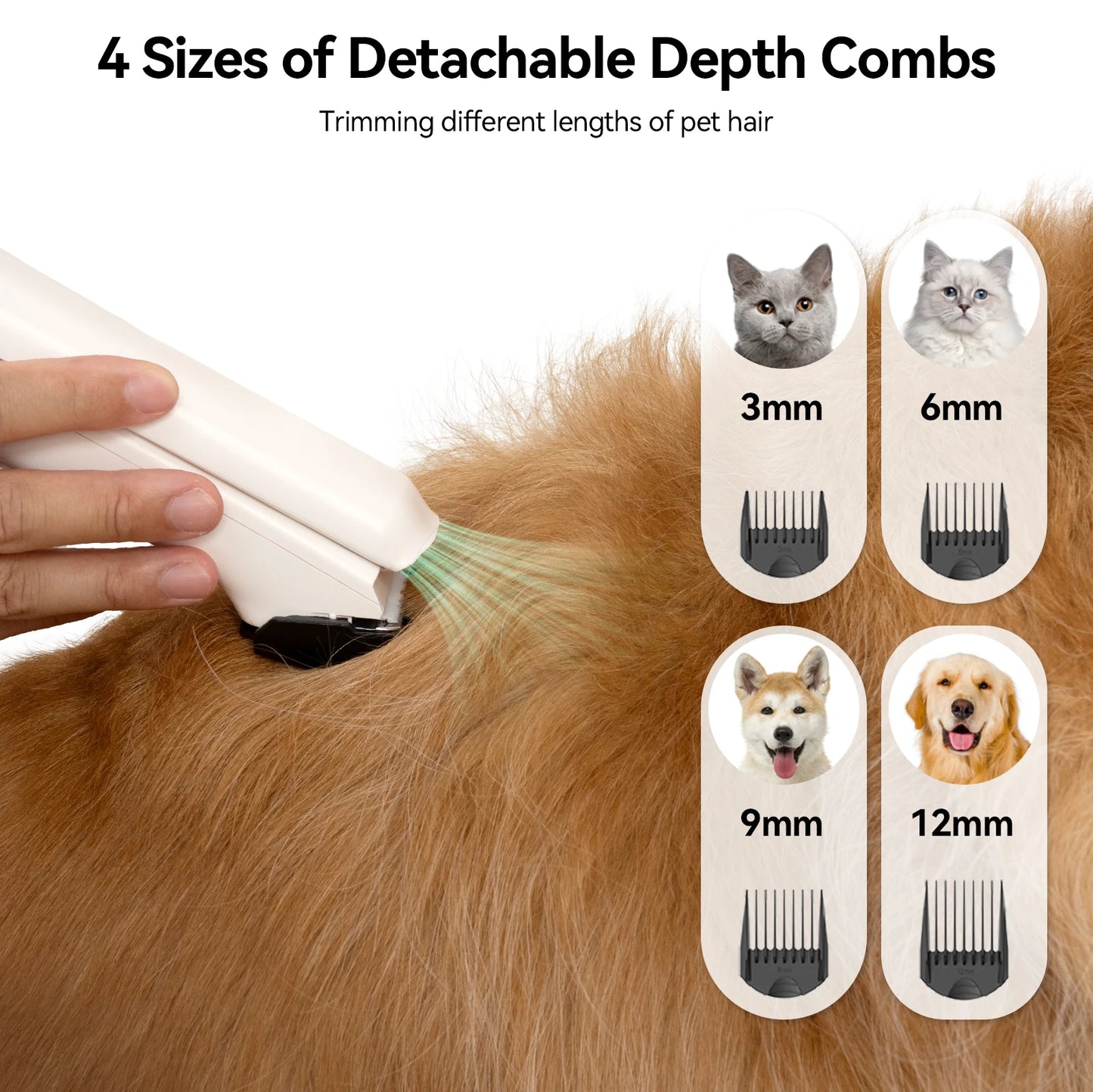 Amicura P1 Pet Grooming Vacuum and Hair Dryer 15kPa Set