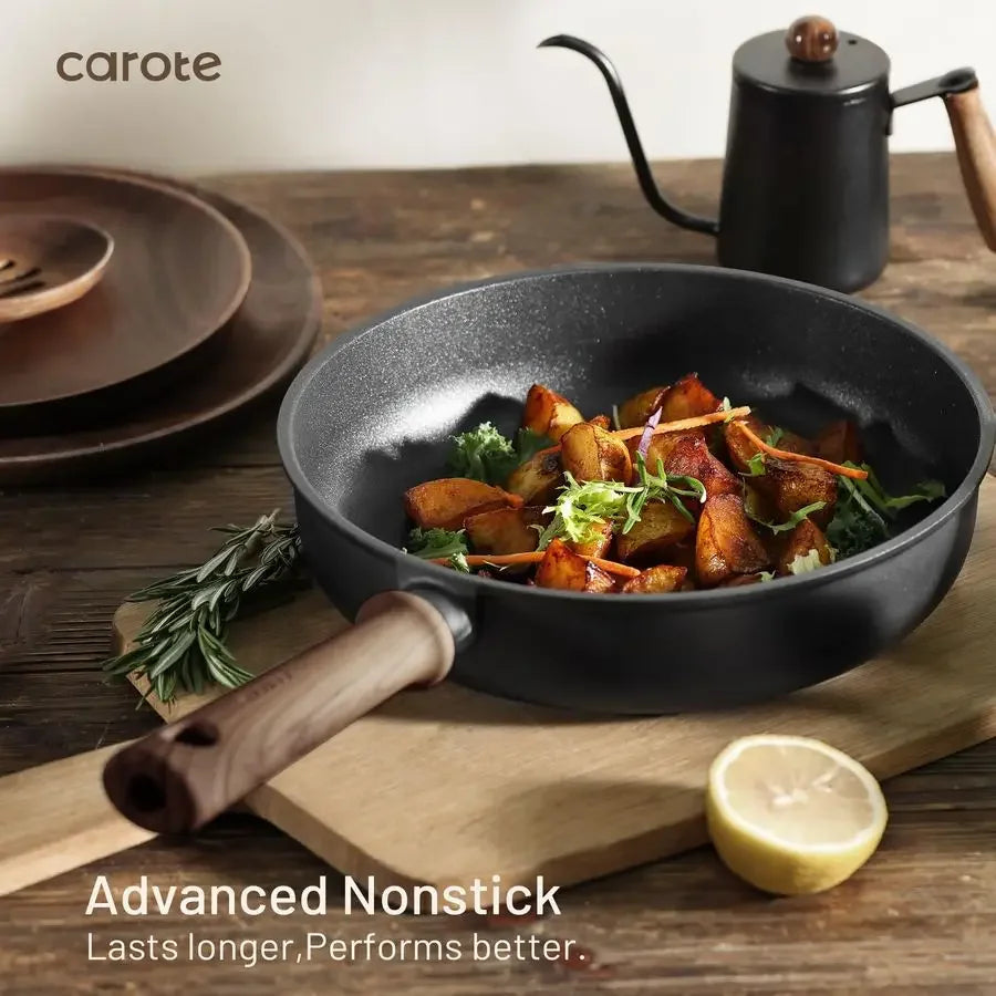 Titanium Nonstick Cookware Set For Induction Cooking