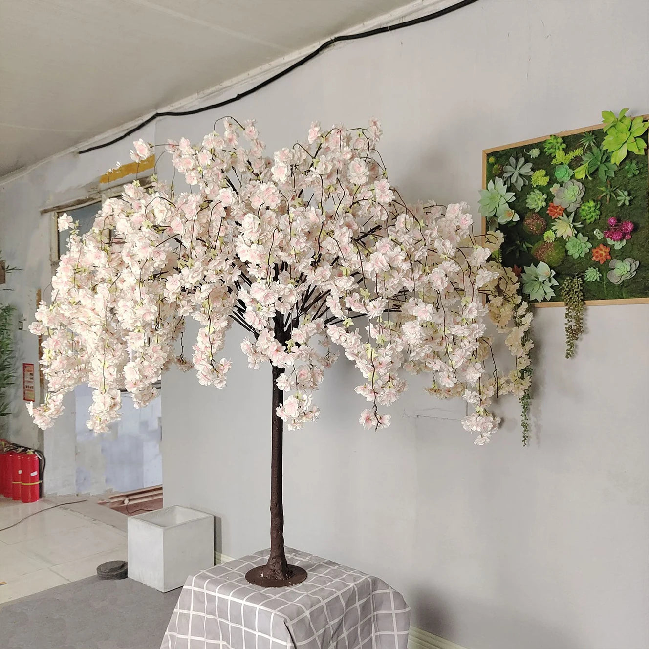Simulation Cherry Blossom Floor Tree Decoration For Outdoor Events