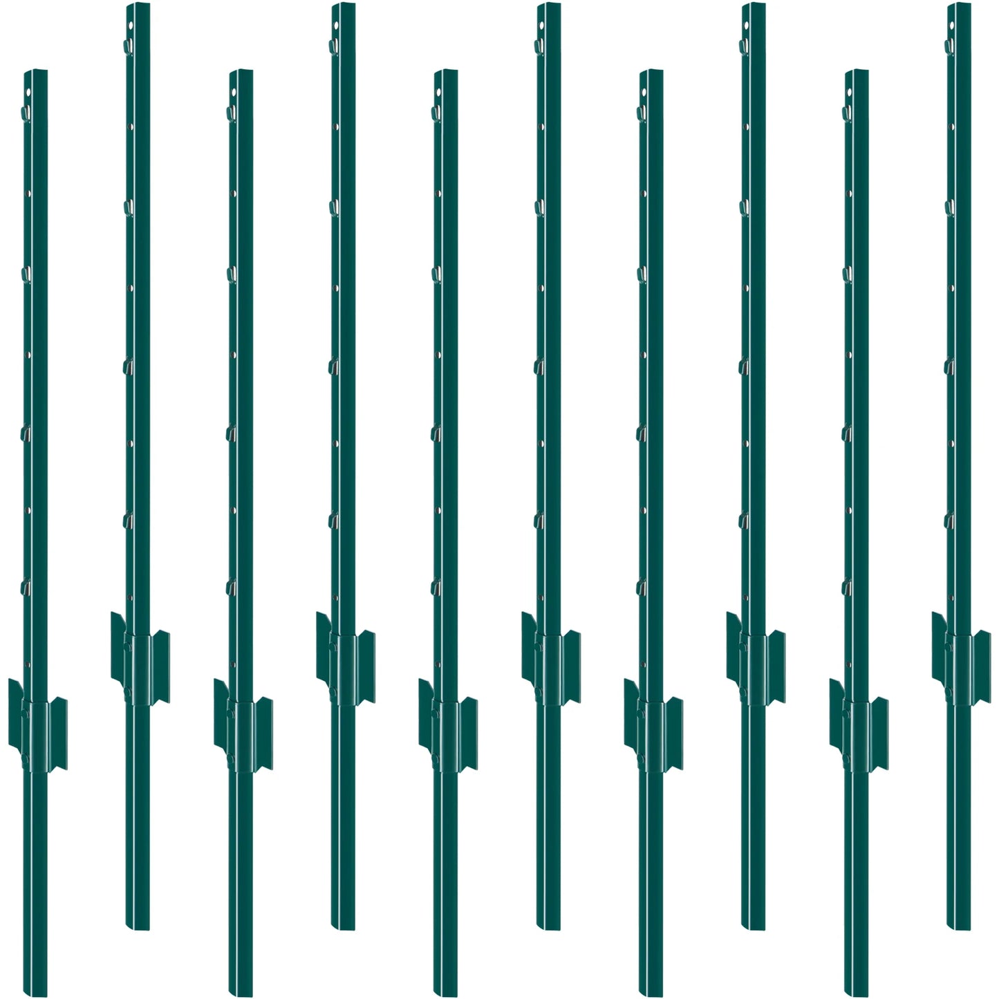 SucceBuy Fence Post TPost Heavy Duty Steel Stakes For Garden