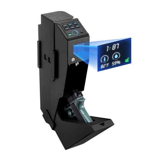 Gun Safe Slider With Biometric Fingerprint 3-Way Access LED
