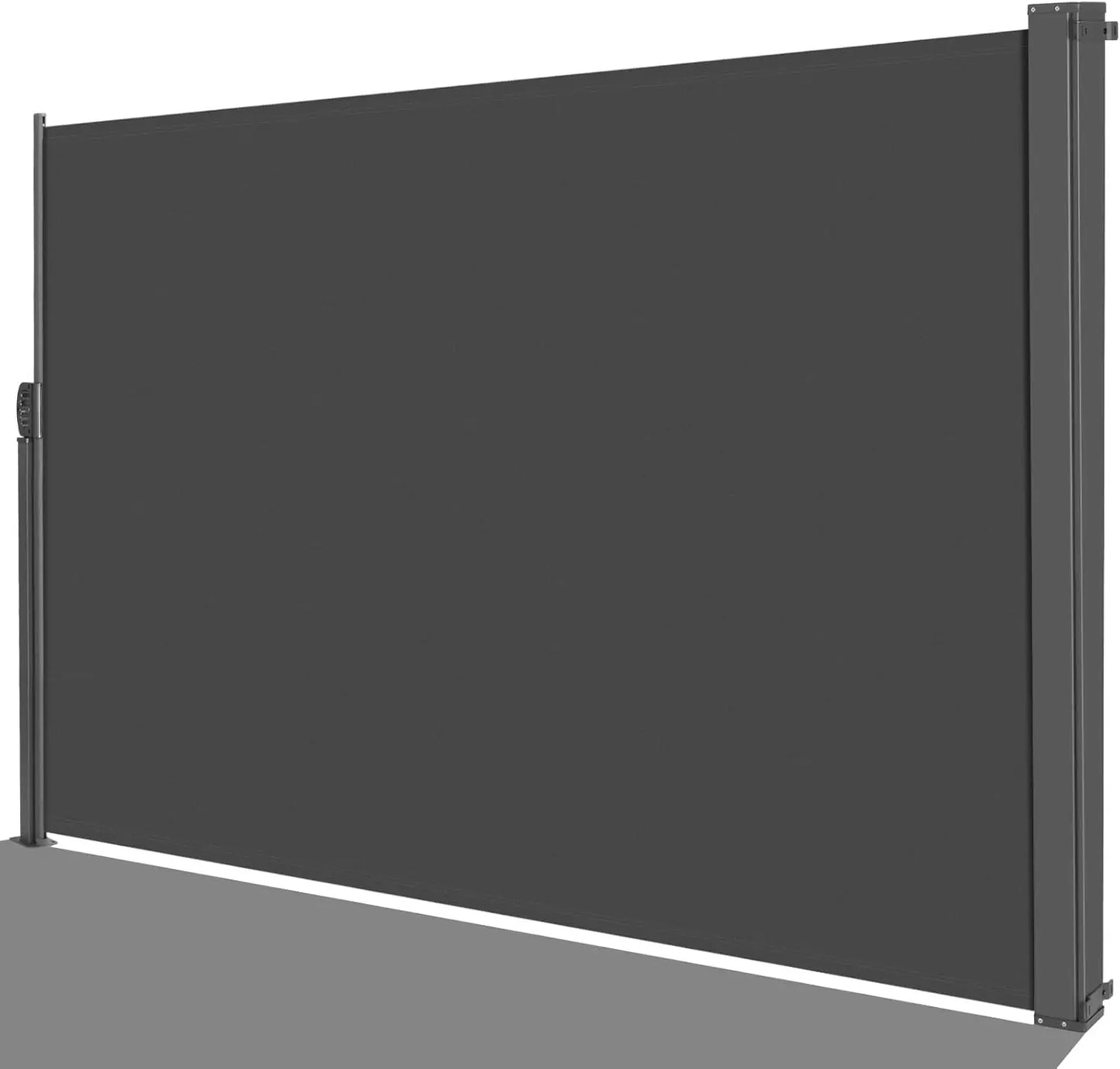 Homfa Side Awning Retractable Privacy Screen For Patio And Garden