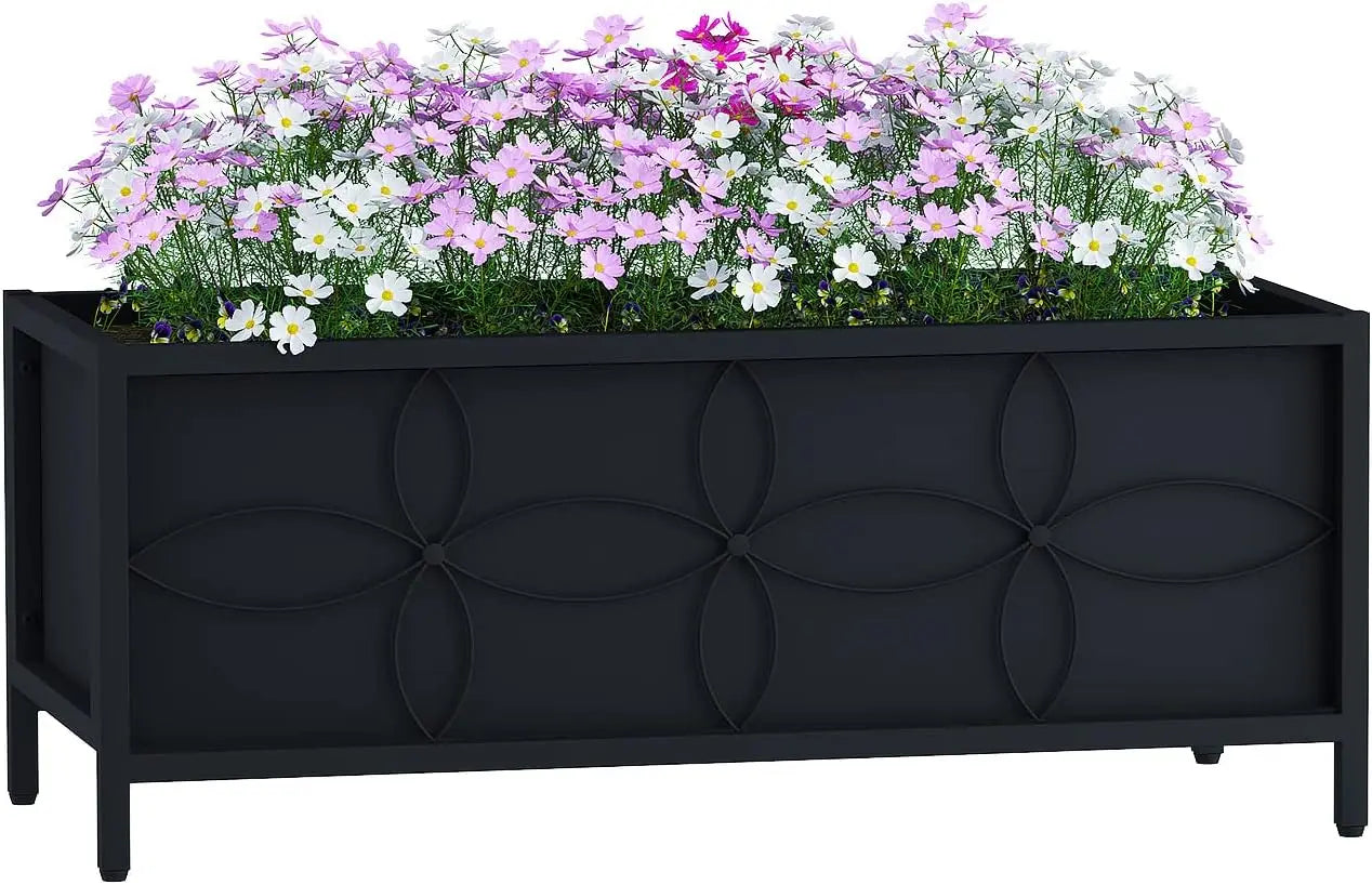 Sturdy Raised Garden Bed With Fabric Liners For Vegetables