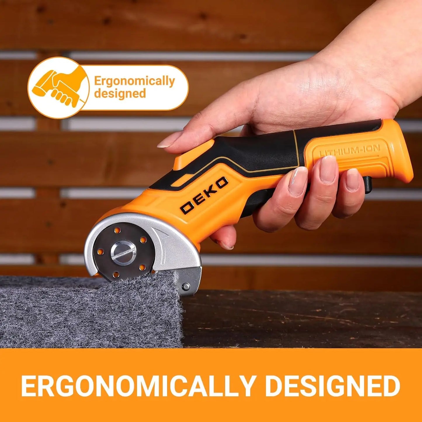 Deko Electric Sewing Scissors Professional 3.7V Multifunctional Cutter
