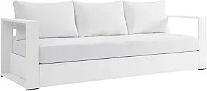 Durable Aluminum Outdoor Patio Sofa For Modern Backyards