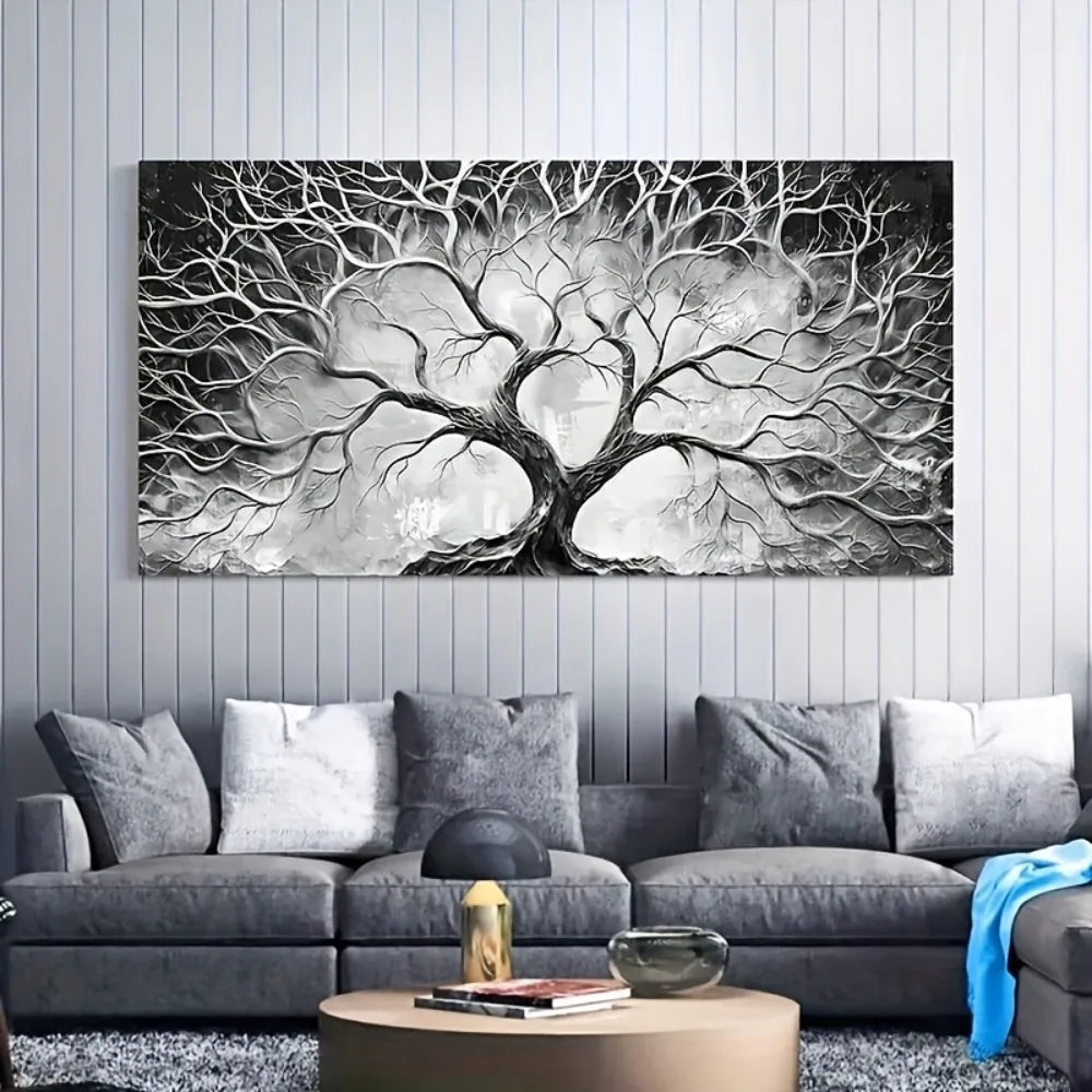 Premium Canvas Wall Art With Pine Frame For Living Rooms