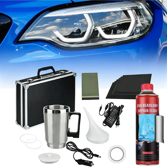 Headlight Restoration Kit Liquid Polymer Polish Fluid