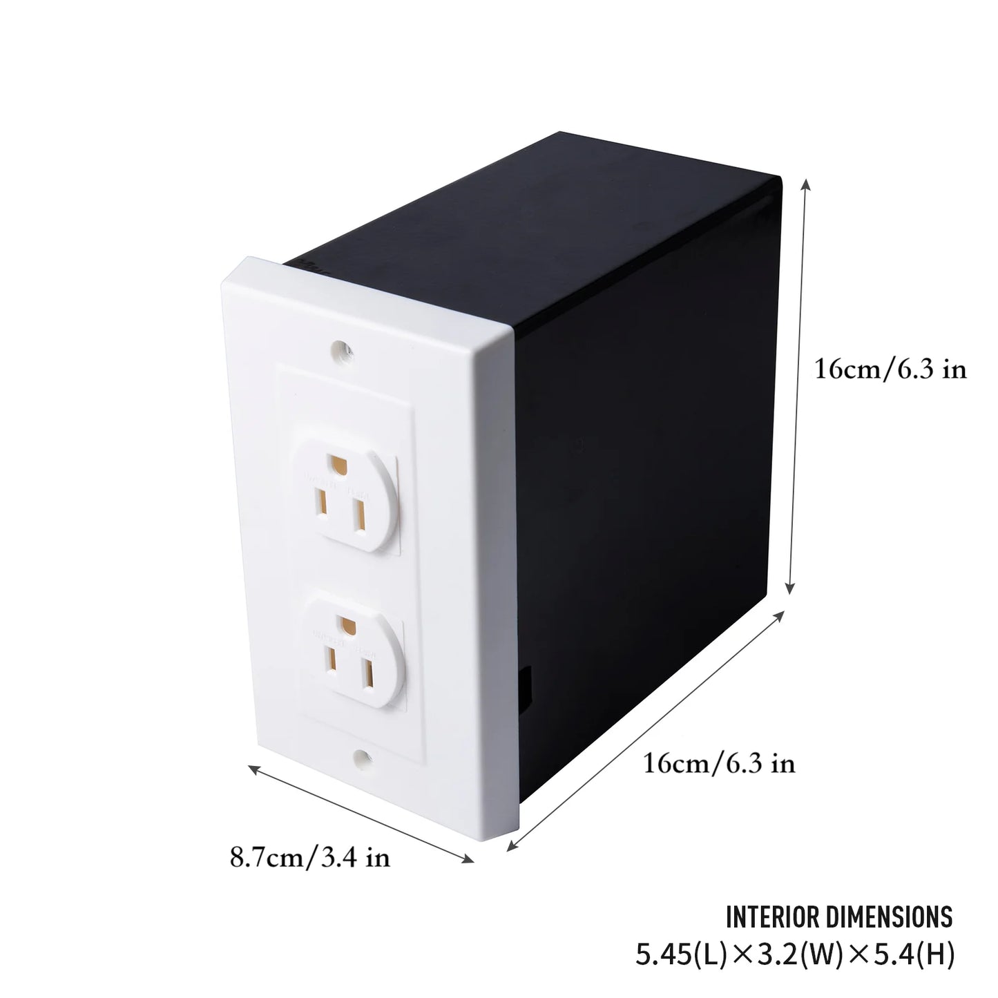 Imitation American Standard Socket Wall Safe Hidden Stash Box