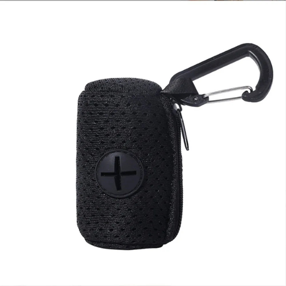 Portable Poop Bag Carrier Dispenser for Walking Dogs