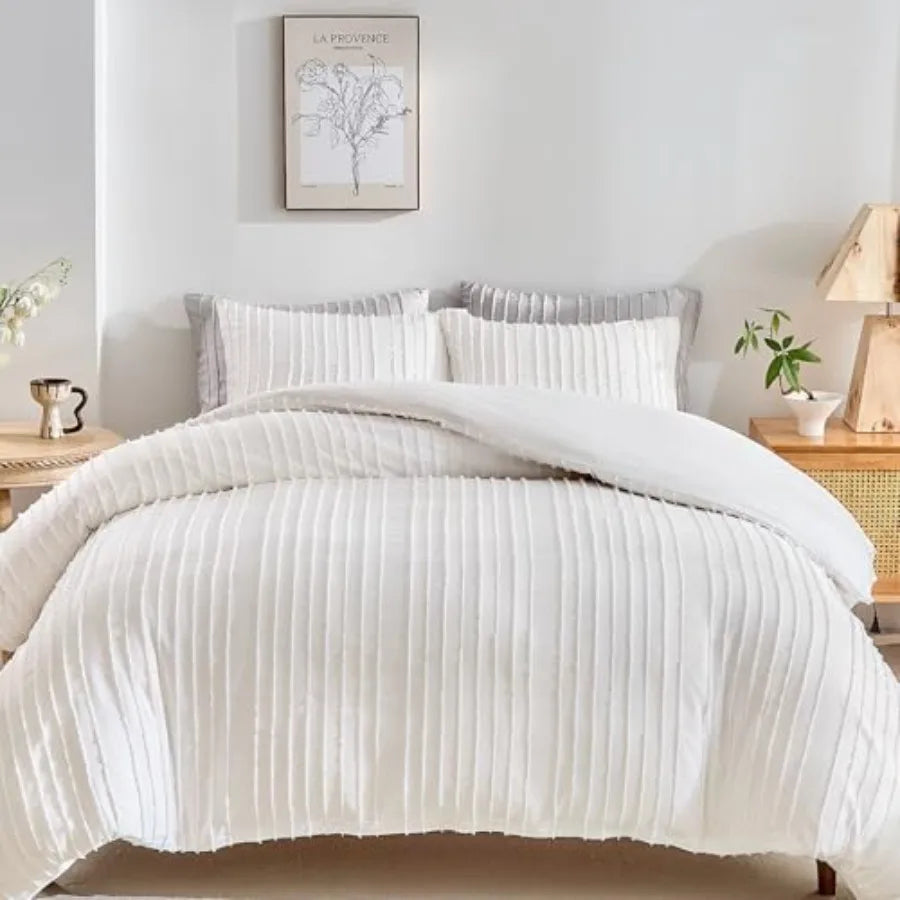 Boho Duvet Cover Set With Zipper Closure Ultra Soft Microfiber