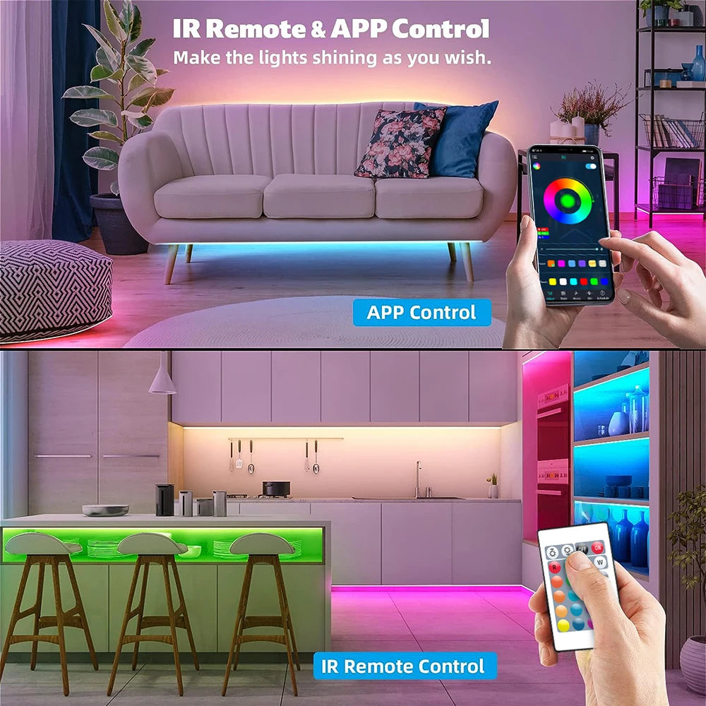 GOOLOOK LED Strip RGB Music Sync Kit App Controller