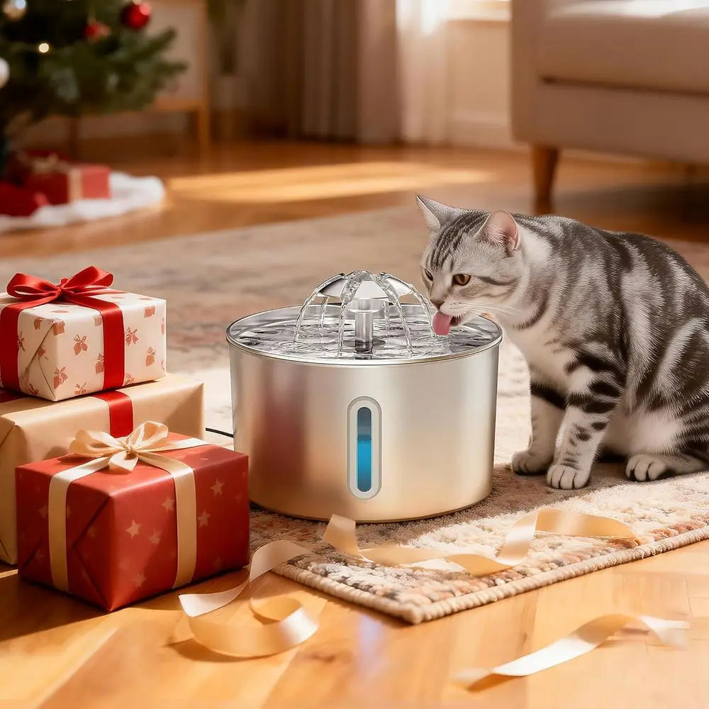 Automatic Pet Water Dispenser Bowl With Filters