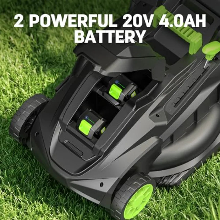 SHXI 40V Brushless Electric Mower And Leaf Blower Combo