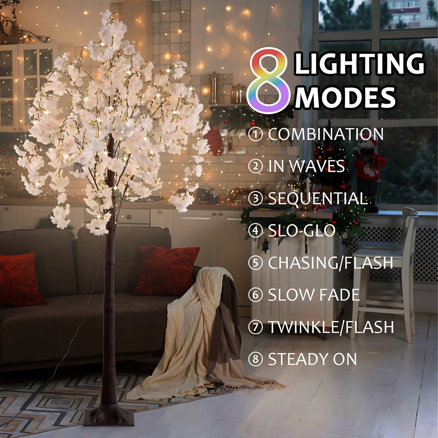 Cherry Blossom Tree Light Indoor Decoration 450 LEDs