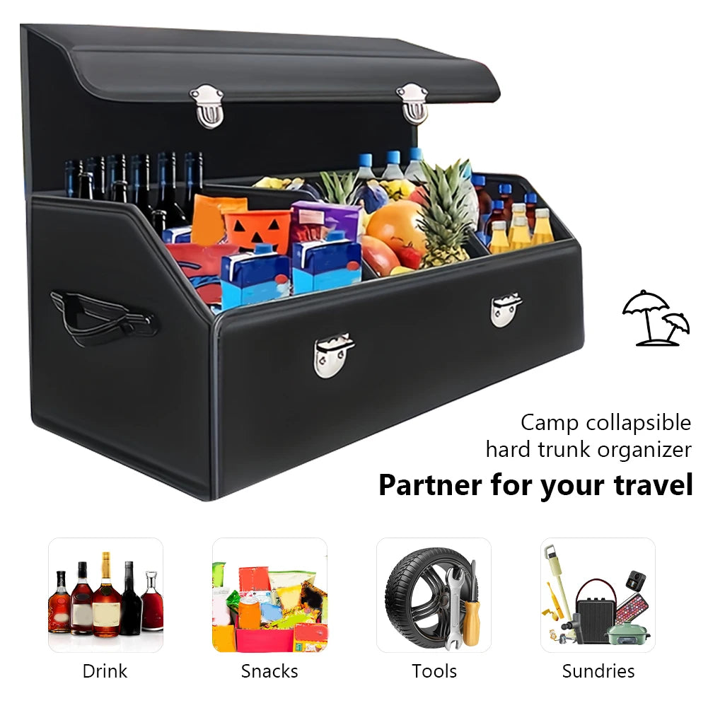 Large Capacity Folding Car Trunk Storage Organizer Box Waterproof