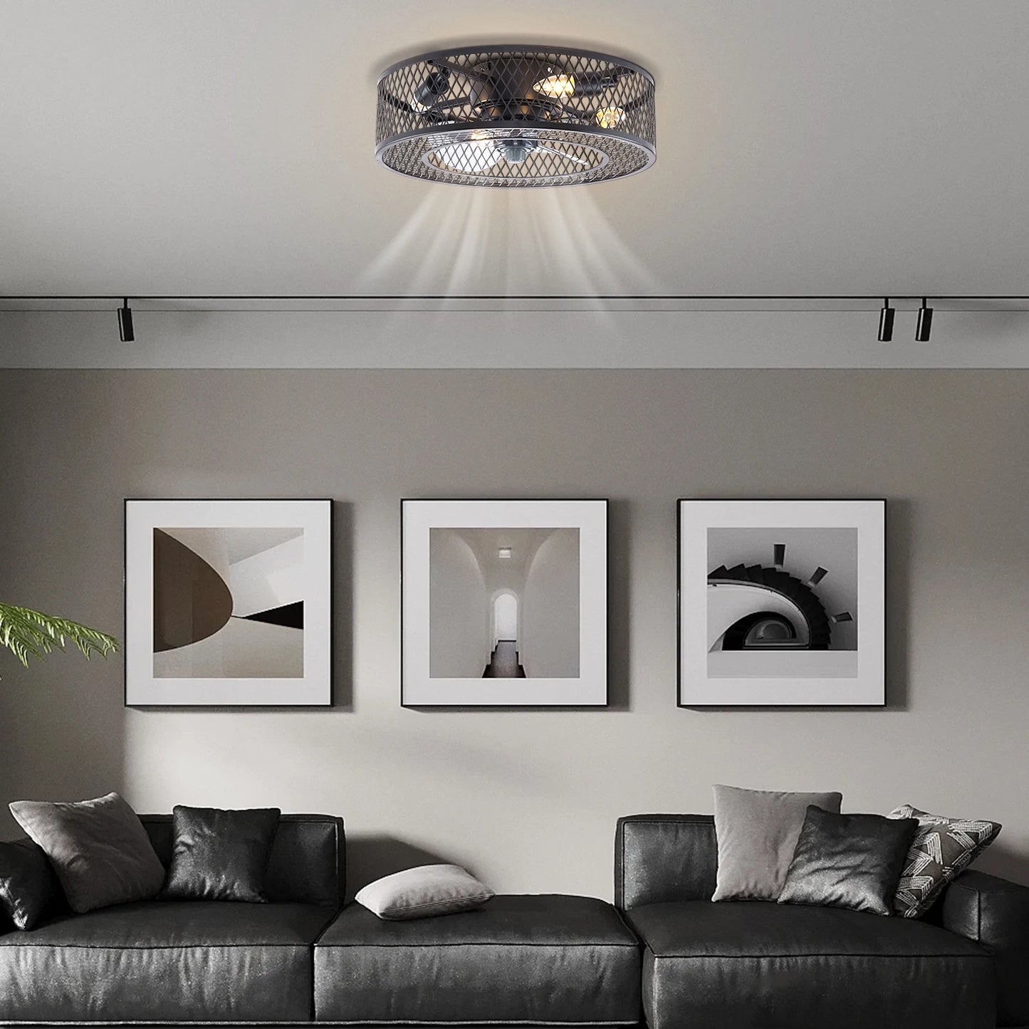 Fan Pendant Light With E27 Socket 4 Pack Ceiling Fixture