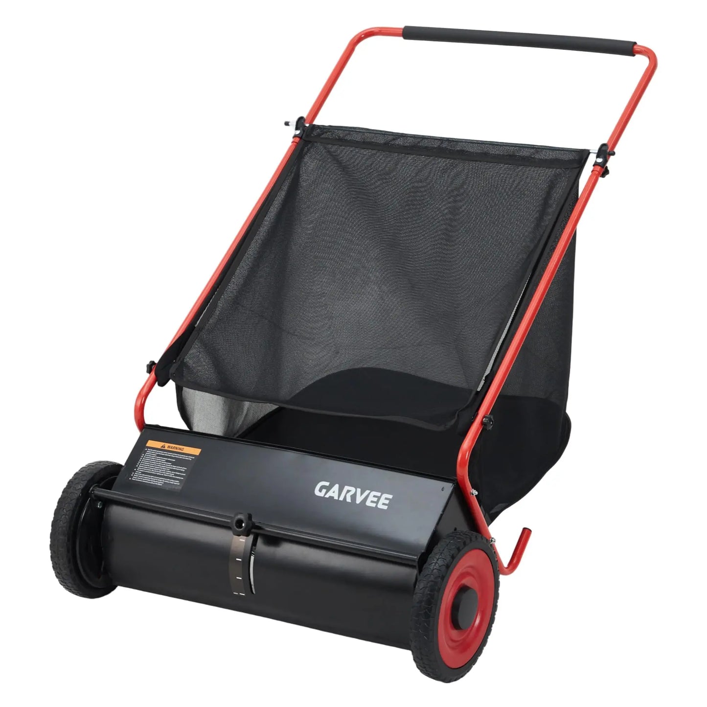 HiMISS Push Lawn Sweeper 26 Inch With Hopper Bag
