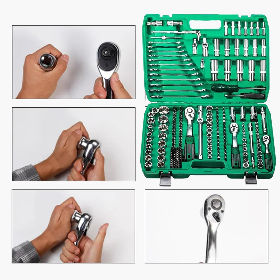 Car Repair Tool Set 216 Piece With Storage Box