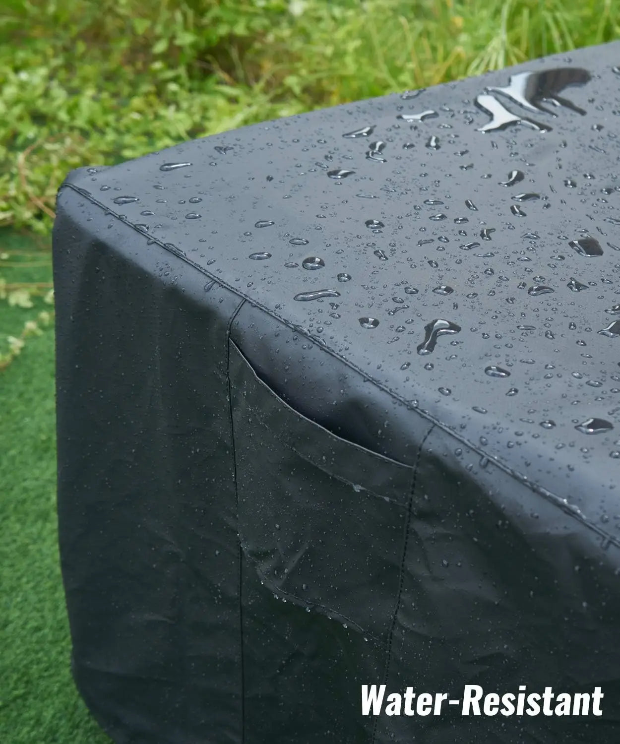 Square Fire Pit Cover For Propane Fire Pit Table Weatherproof