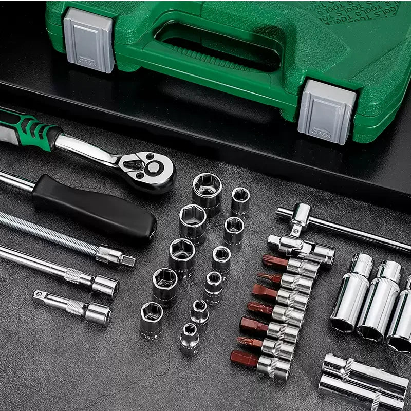 Car Repair Tool Set 216 Piece With Storage Box