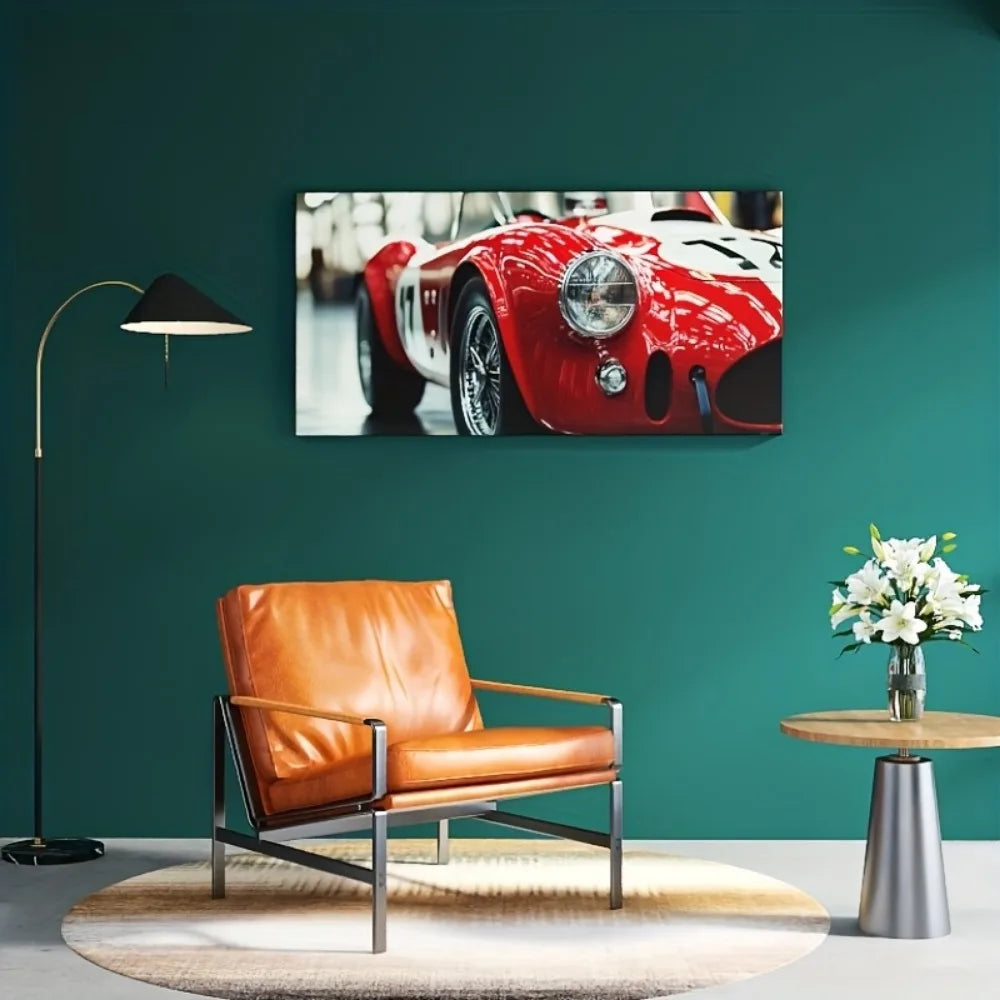 Modern Racing Canvas Art Print Wall Decor For Car Enthusiasts