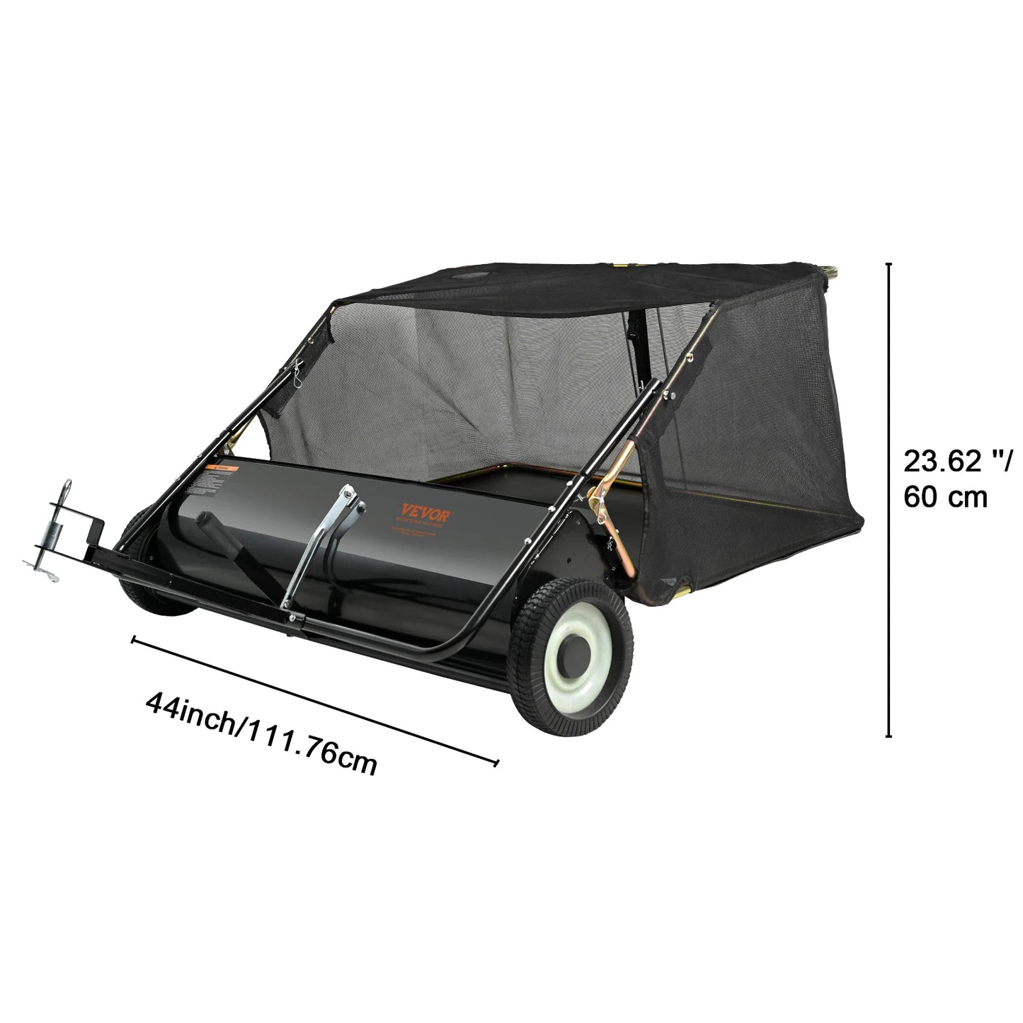 SucceBuy Tow Behind Heavy Duty Lawn Sweeper