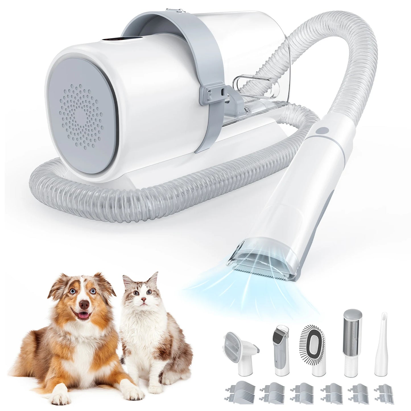 JHK 2.5L Professional Pet Grooming Vacuum Kit With Suction Modes