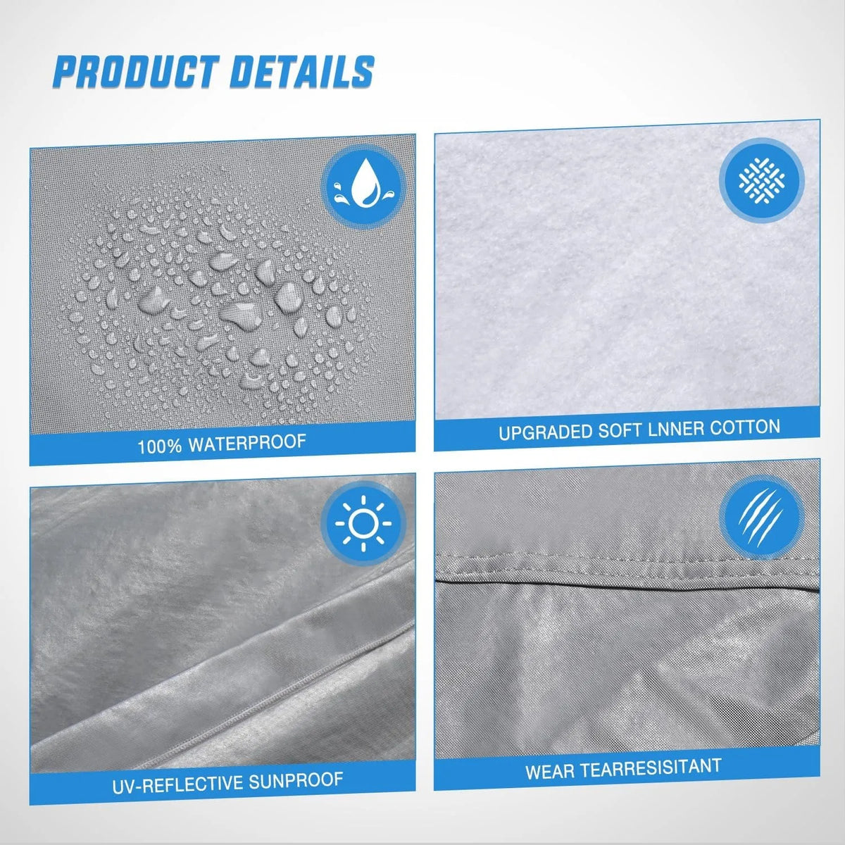Nilight Waterproof All Weather Car Cover For Cars And Trucks