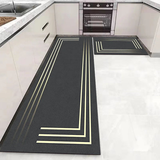 Anti Slip Kitchen Mat Soft Washable Area Rug For Bathroom