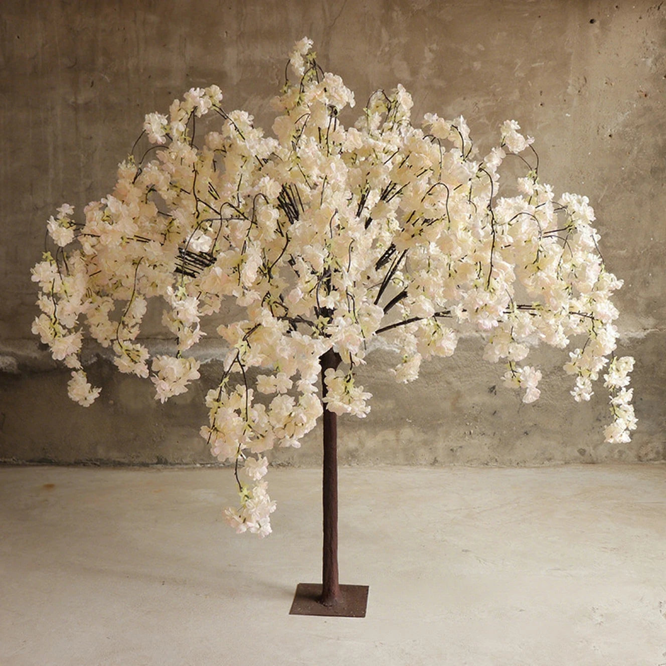 Simulation Cherry Blossom Floor Tree Decoration For Outdoor Events
