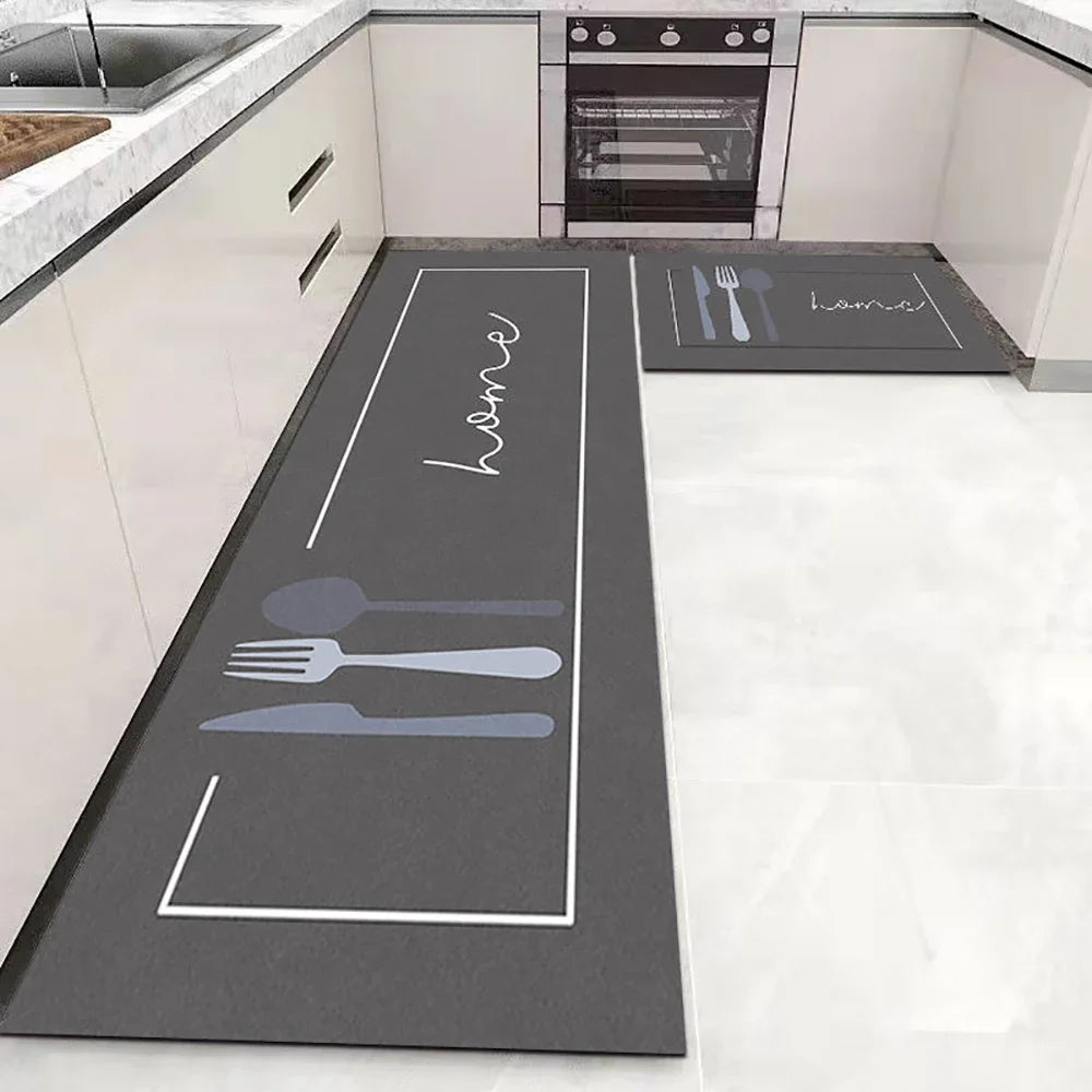 Anti Slip Kitchen Mat Soft Washable Area Rug For Bathroom