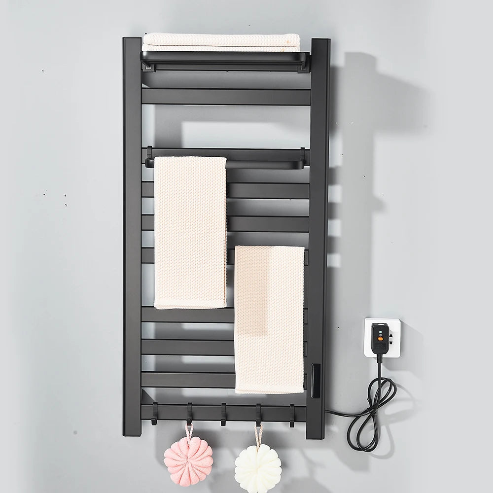 Onyzpily Electric Heated Towel Rack With Digital Touch Thermostat