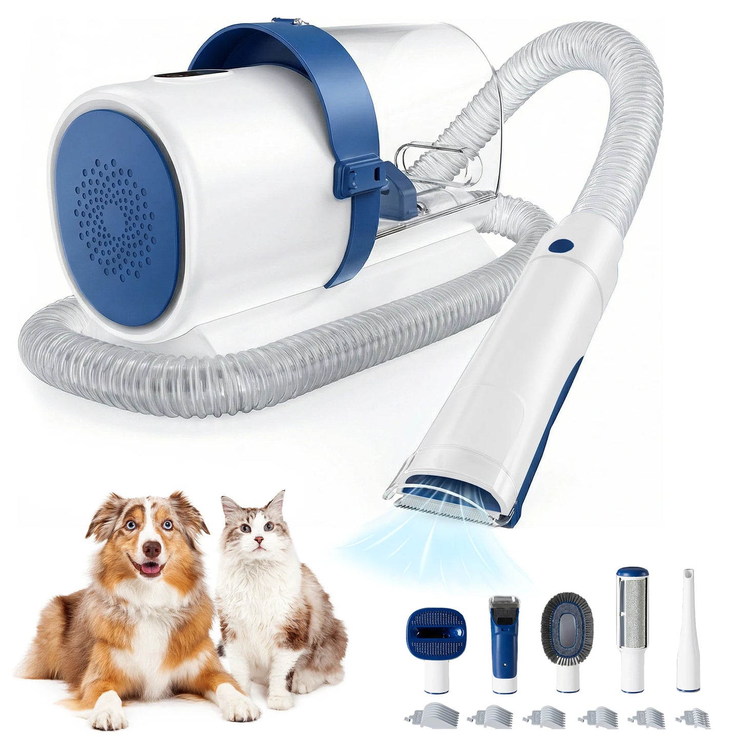 JHK 2.5L Professional Pet Grooming Vacuum Kit With Suction Modes