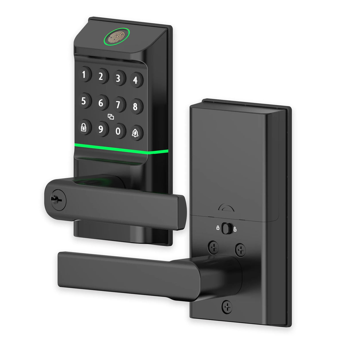 Viladepot Smart Fingerprint Door Lock With Bluetooth App Control