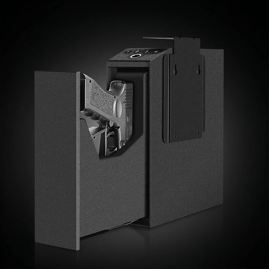 Biometric Gun Safe With Auto Sliding Door And Fingerprint Access