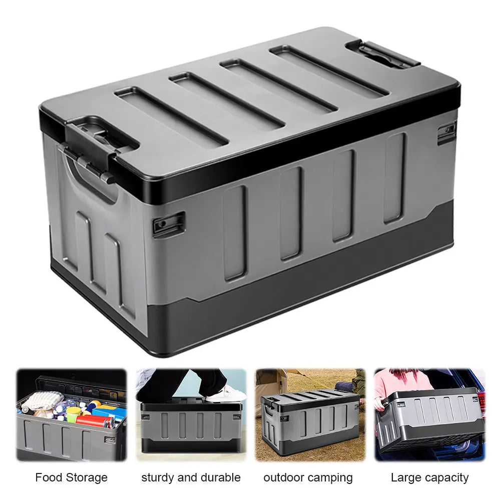 Mojoyce 60L Folding Waterproof Car Trunk Storage Organizer