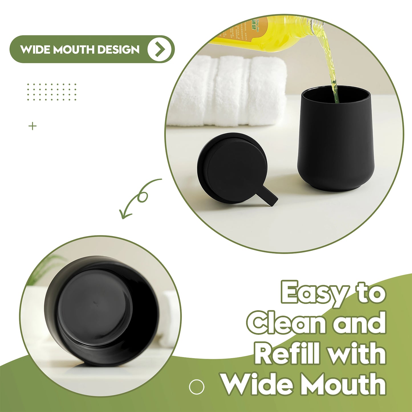 Modern Bathroom Accessories Set Soap Dispenser And Toothbrush Holder