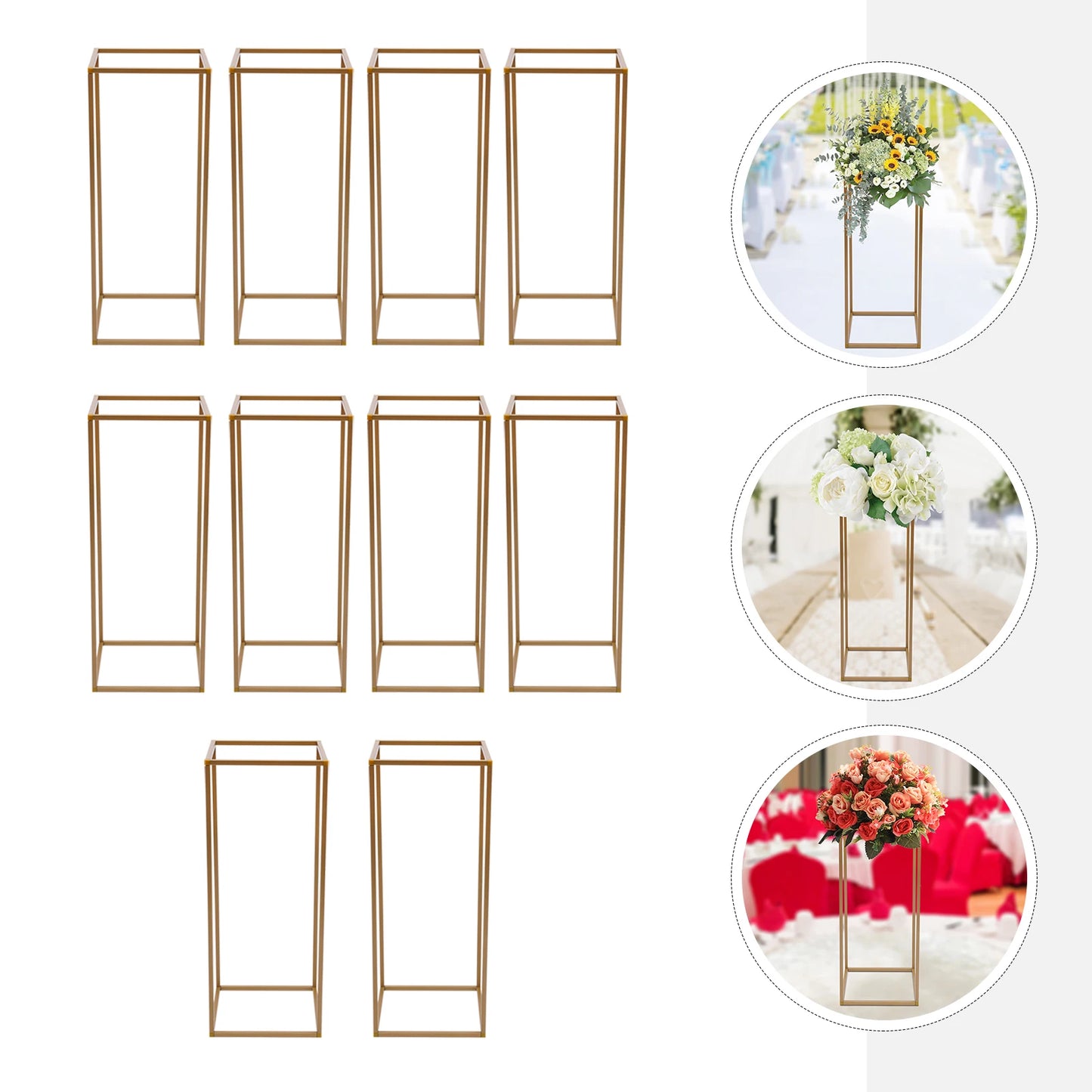 Iron Flower Stand Wedding Column For Parties And Events